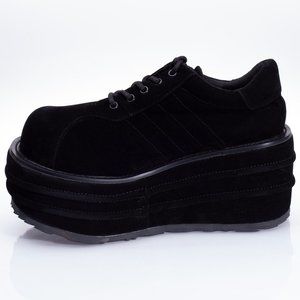 NEW Demonia Tempo-08 Vegan Suede Shoes